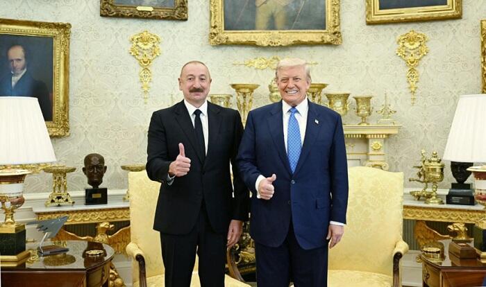 Tramp İlham Əliyevi təbrik etdi